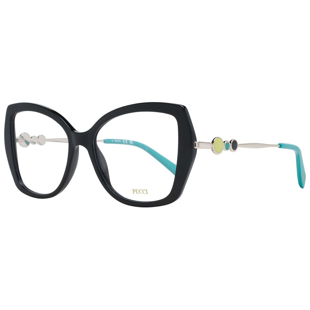 Black Women Glasses Frame Emilio Pucci