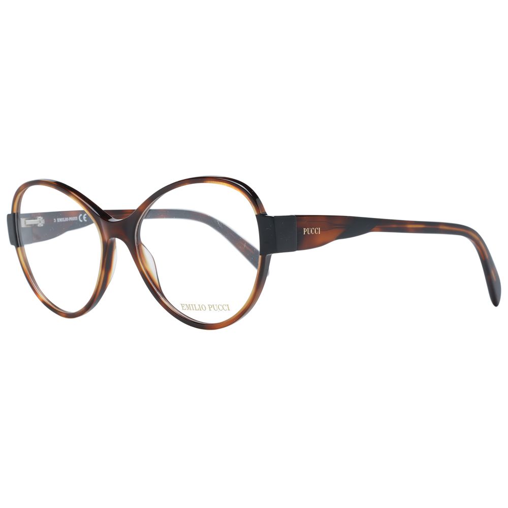 Brown Women Glasses Frame Emilio Pucci