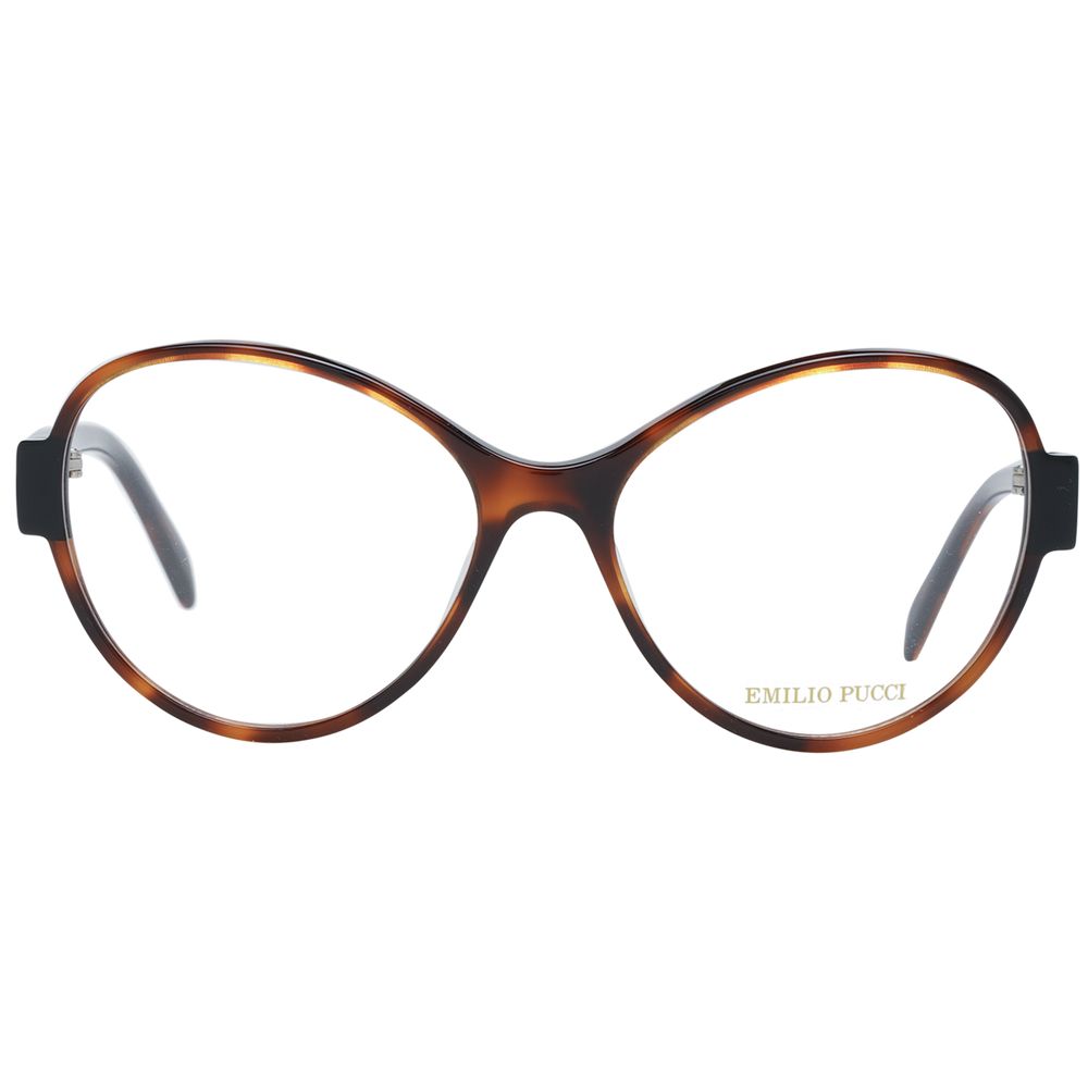 Brown Women Glasses Frame Emilio Pucci