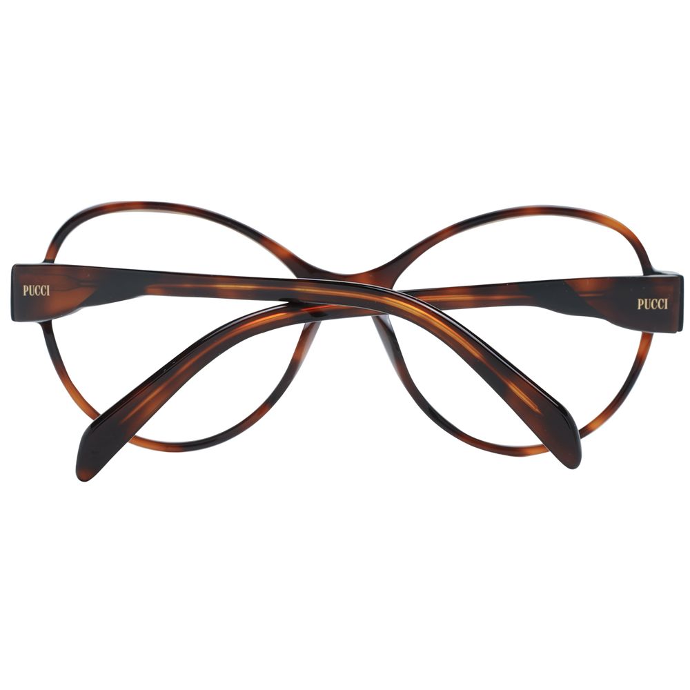 Brown Women Glasses Frame Emilio Pucci