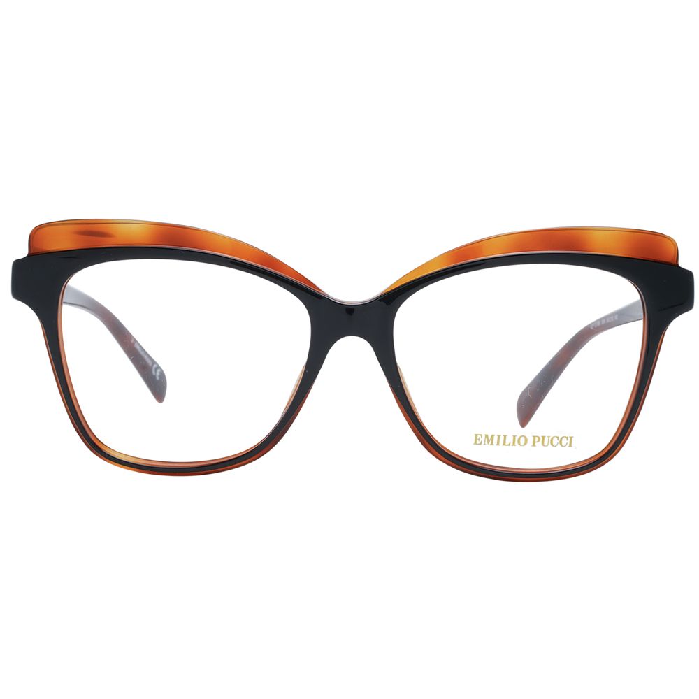 Brown Women Glasses Frame Emilio Pucci