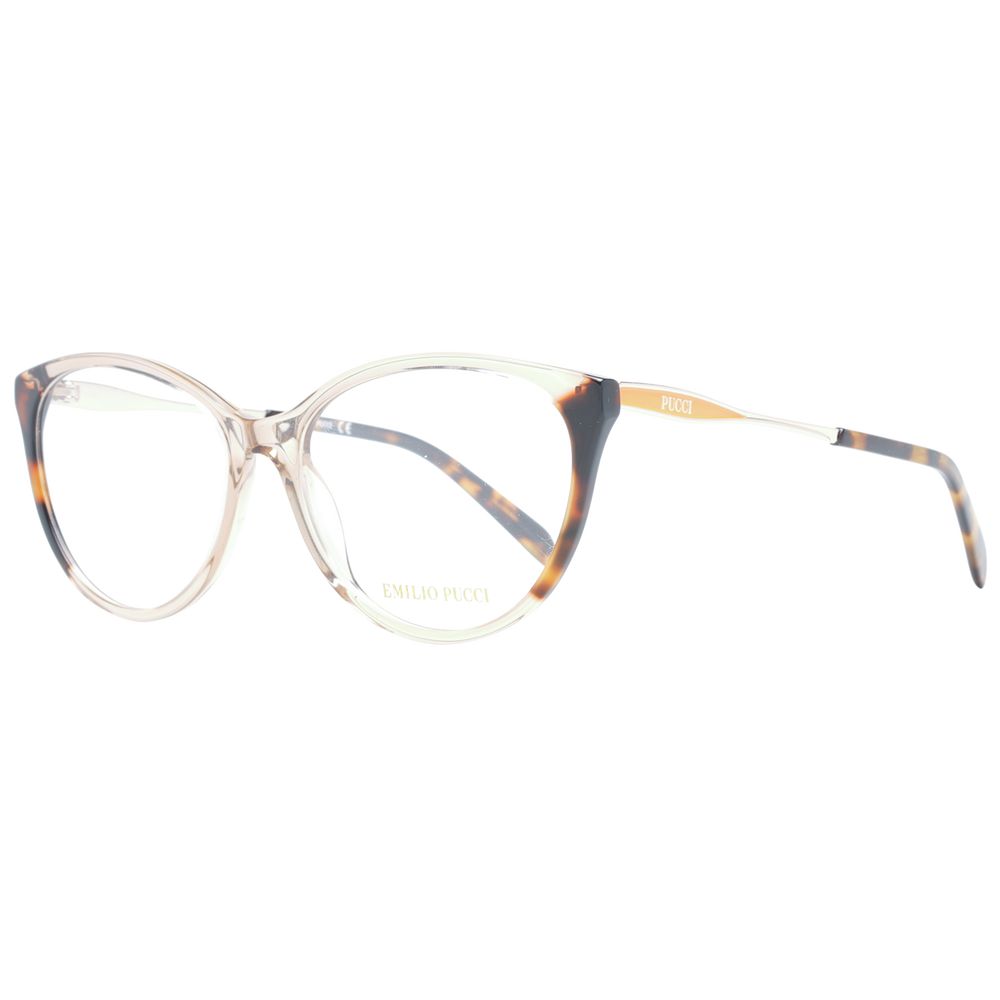 Brown Women Glasses Frame Emilio Pucci