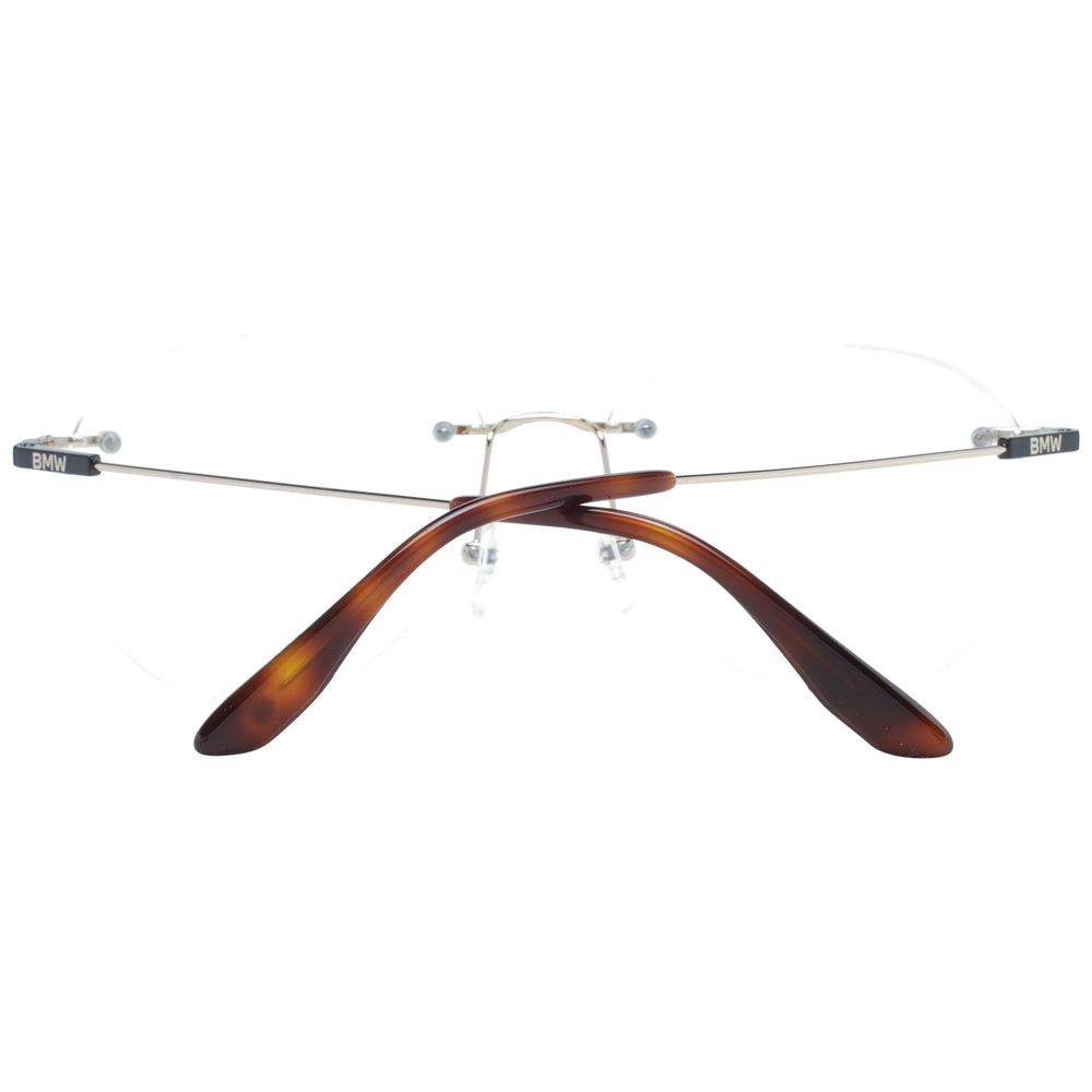 Gold Men Glasses Frame BMW