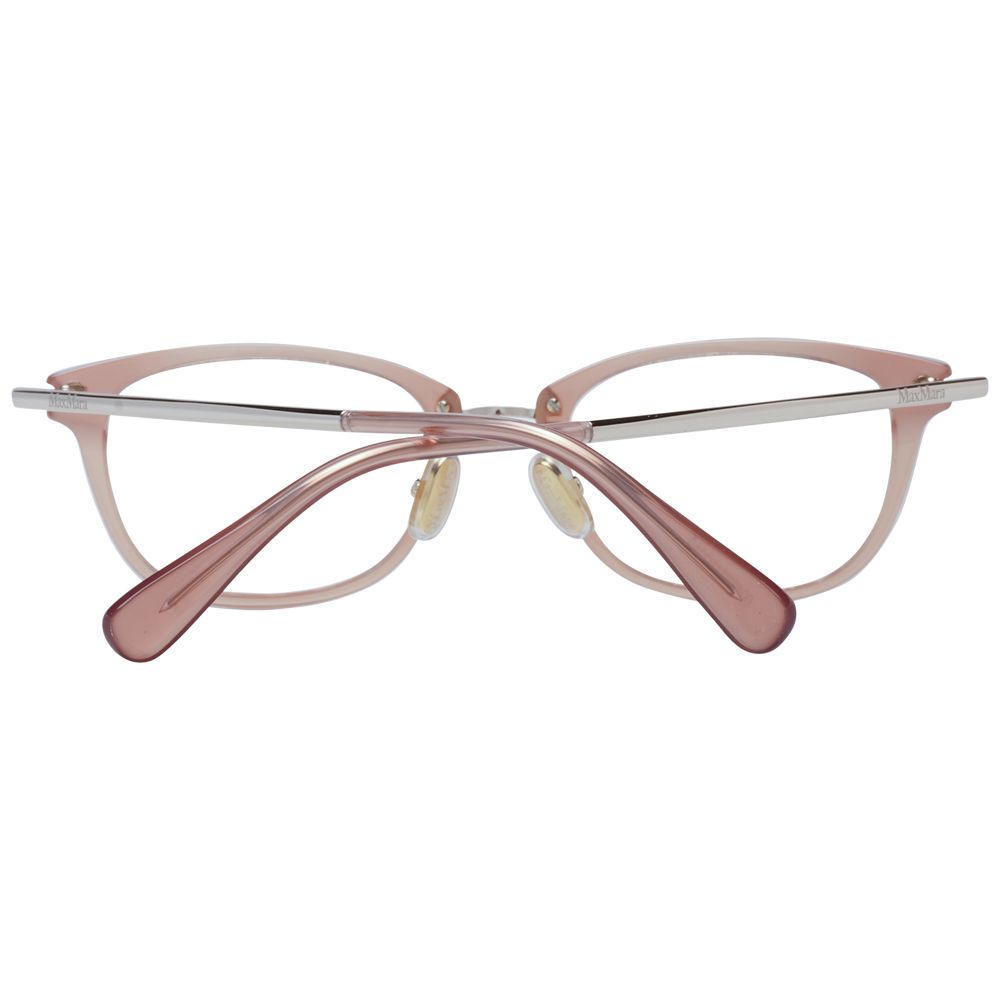Beige Women Glasses Frame Max Mara