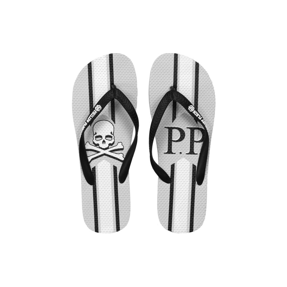 Gray Polyester Women Sandal Philipp Plein