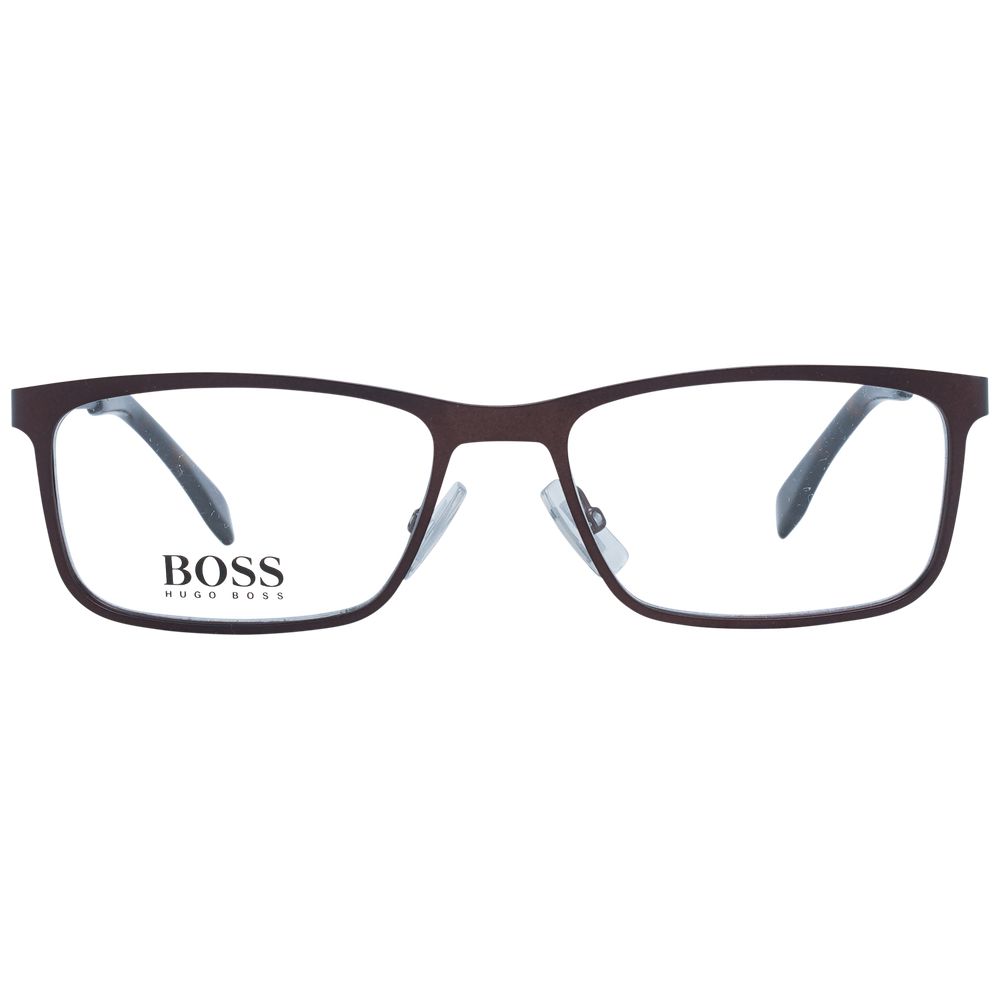 Brown Men Glasses Frame Hugo Boss