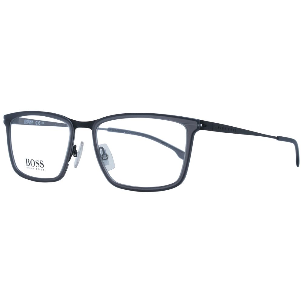 Gray Men Glasses Frame Hugo Boss