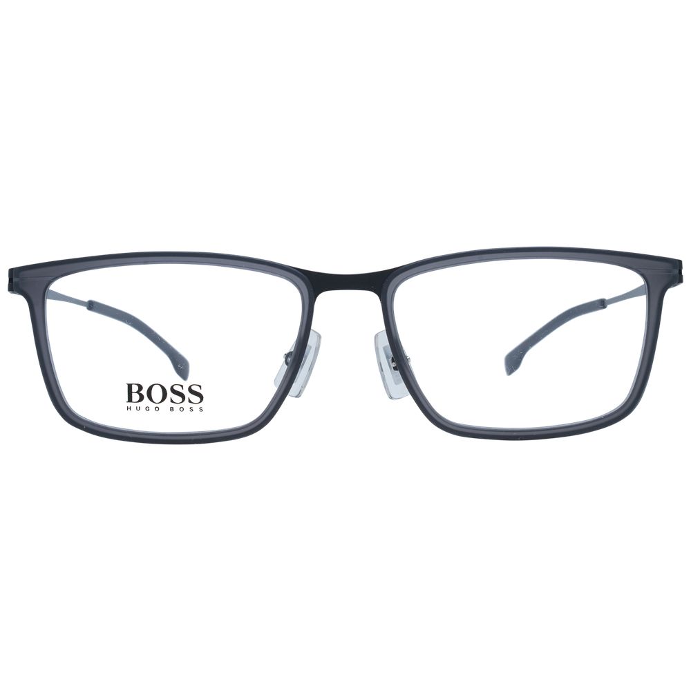 Gray Men Glasses Frame Hugo Boss