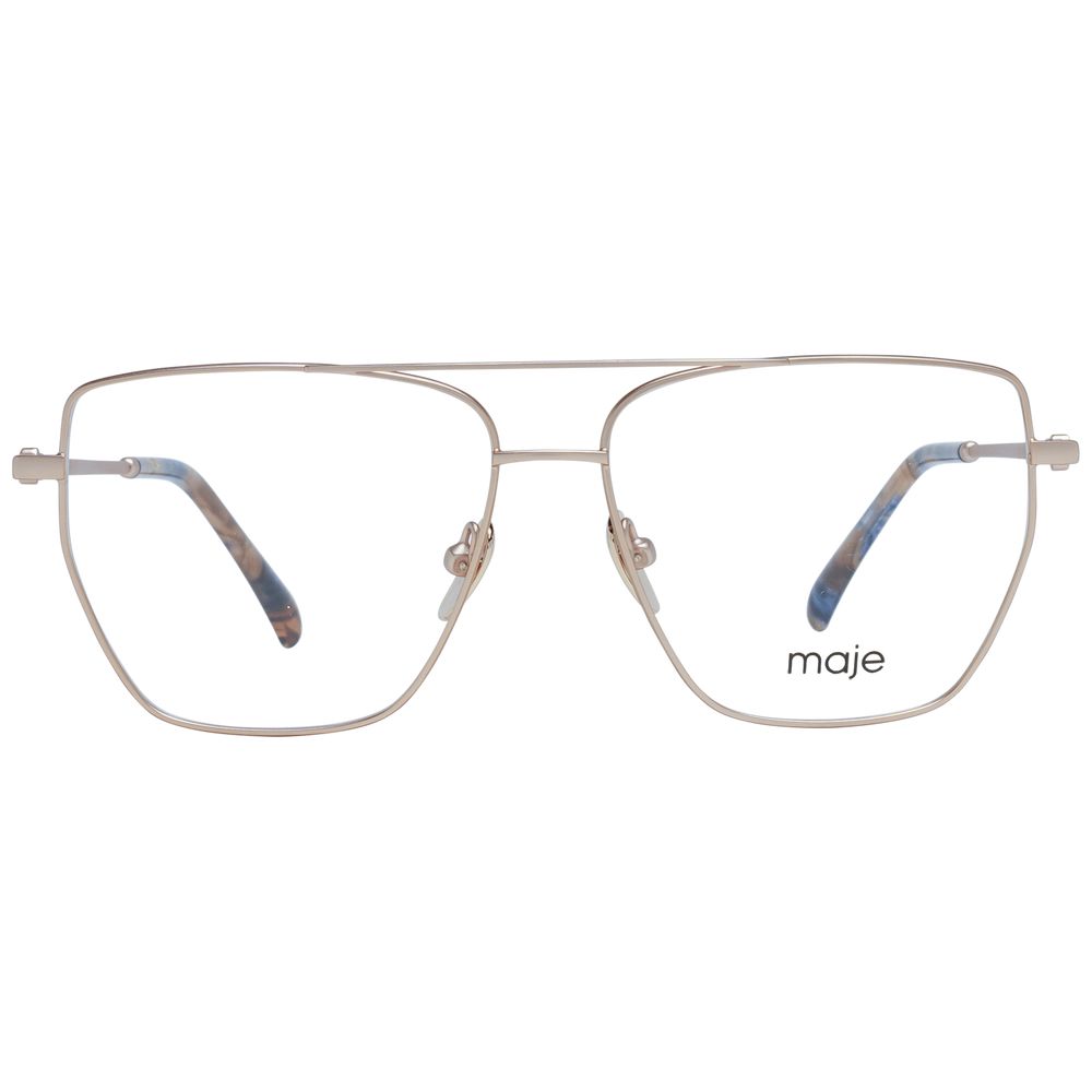 Gold Women Glasses Frame Maje
