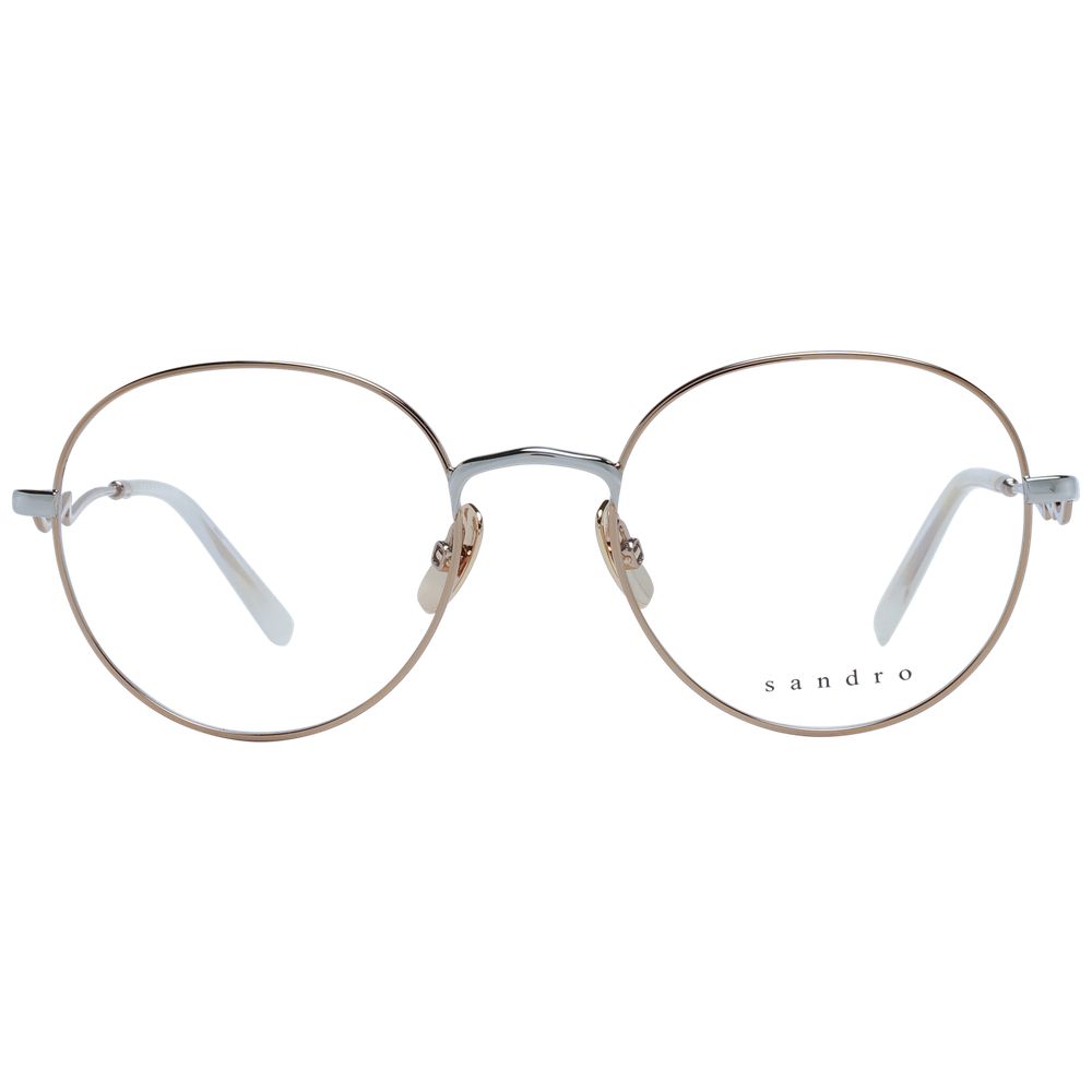 Gold Women Glasses Frame Sandro