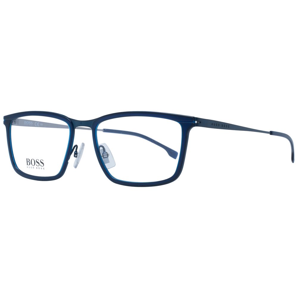 Blue Men Glasses Frame Hugo Boss