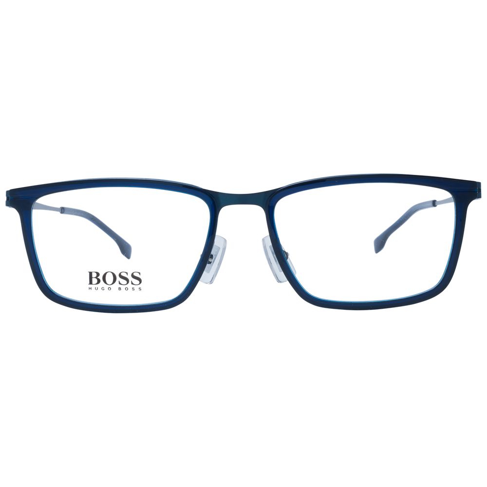 Blue Men Glasses Frame Hugo Boss