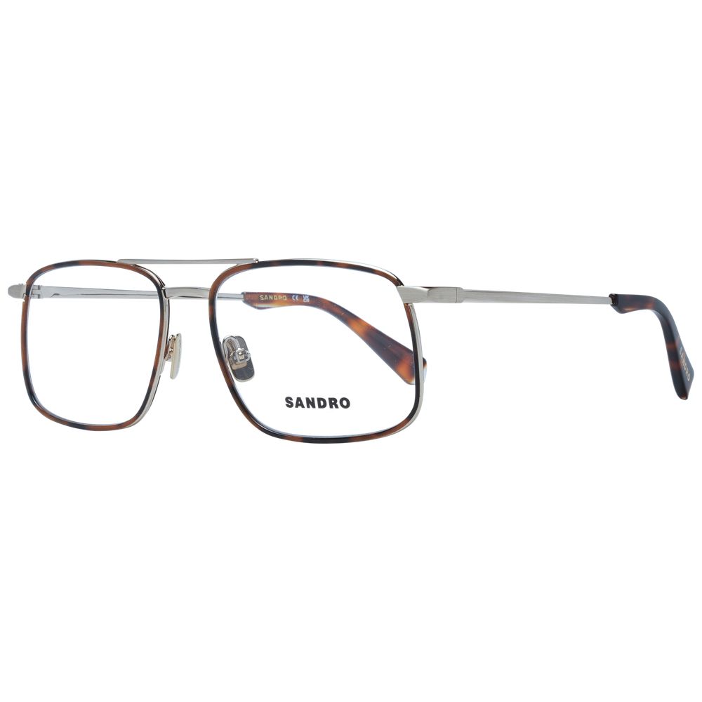 Brown Men Glasses Frame Sandro