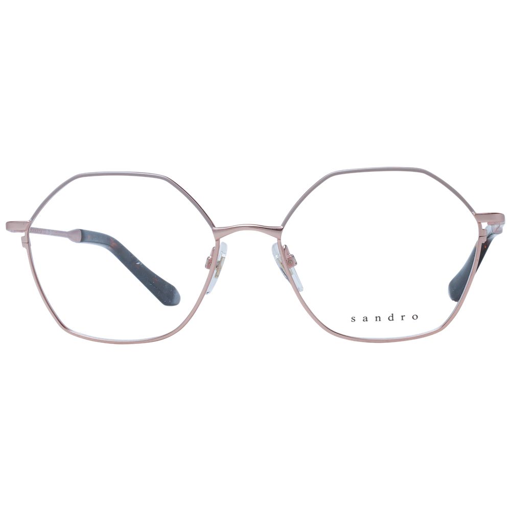 Rose Gold Women Glasses Frame Sandro