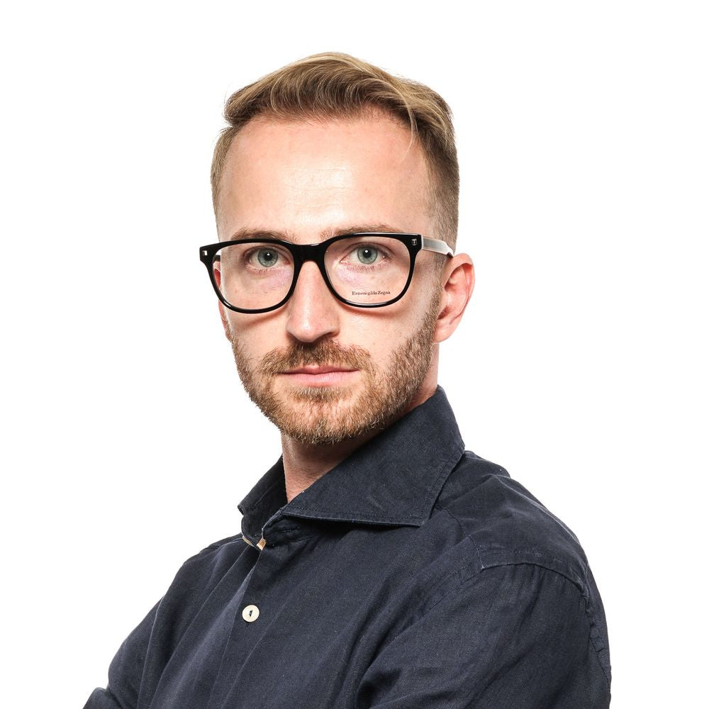 Black Men Glasses Frame Ermenegildo Zegna