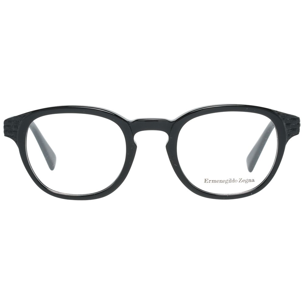 Black Men Glasses Frame Ermenegildo Zegna