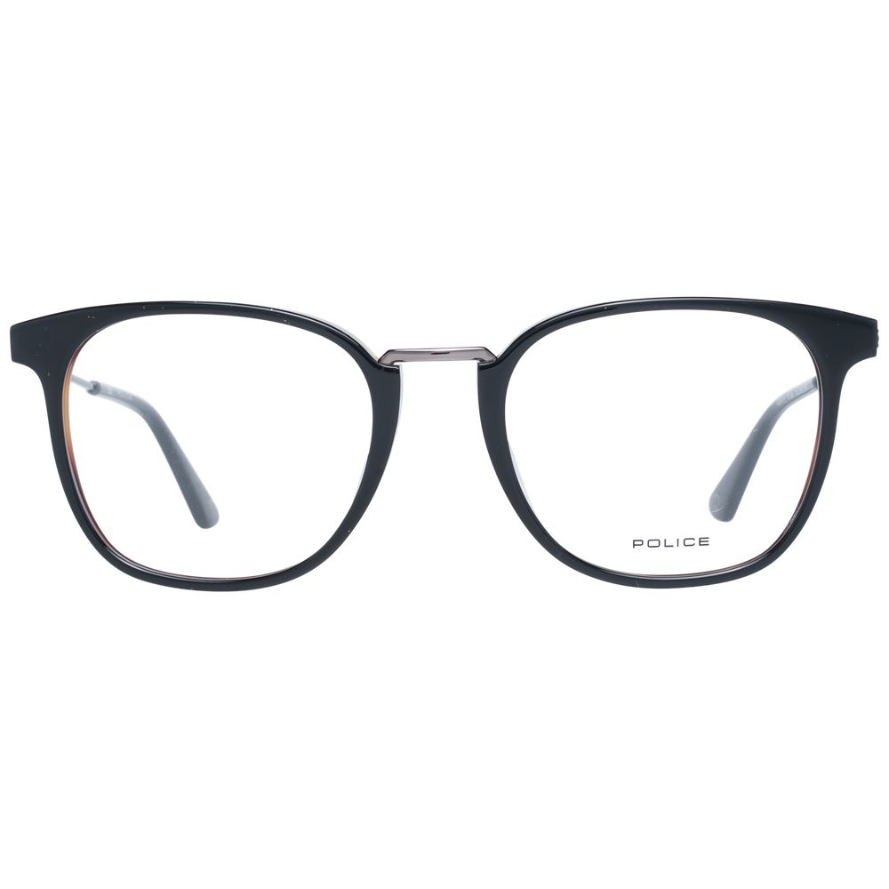 Black Men Glasses Frame Police