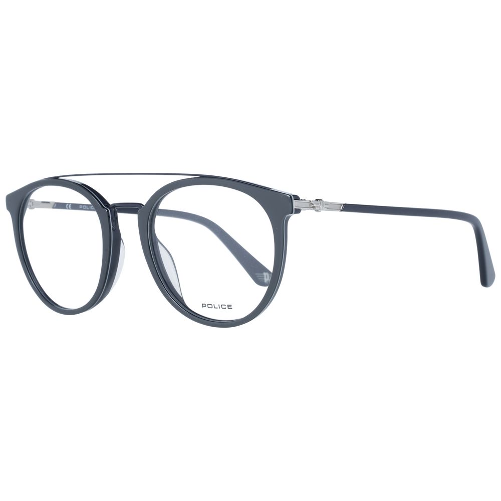 Gray Men Glasses Frame Police
