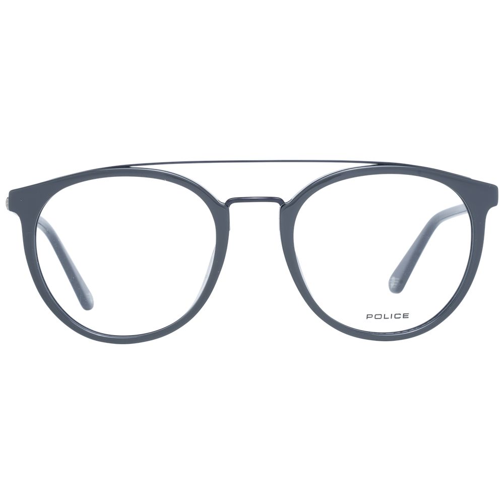 Gray Men Glasses Frame Police