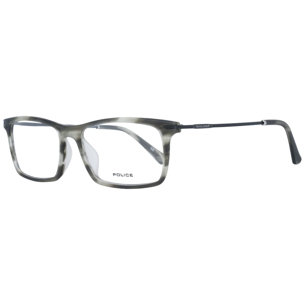 Gray Men Glasses Frame Police