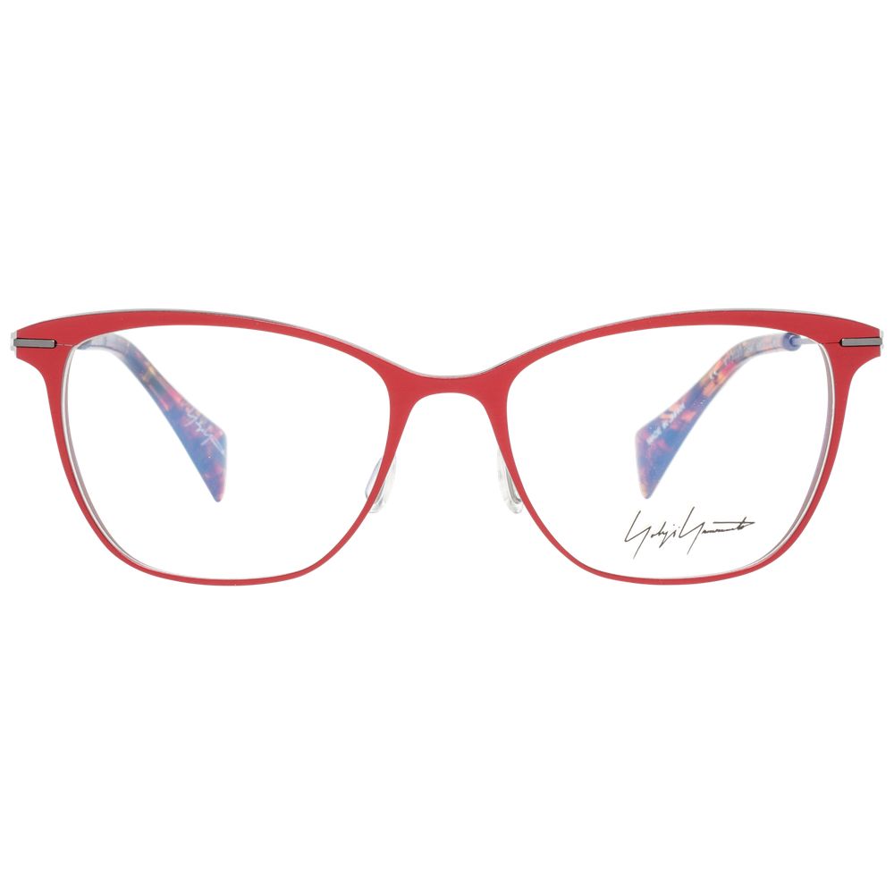 Red Women Glasses Frame Yohji Yamamoto
