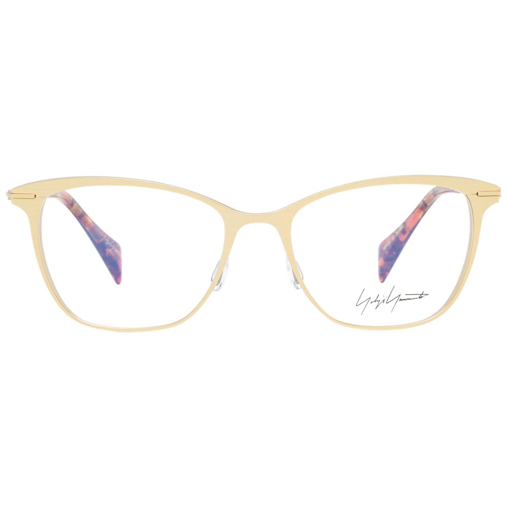 Gold Women Glasses Frame Yohji Yamamoto