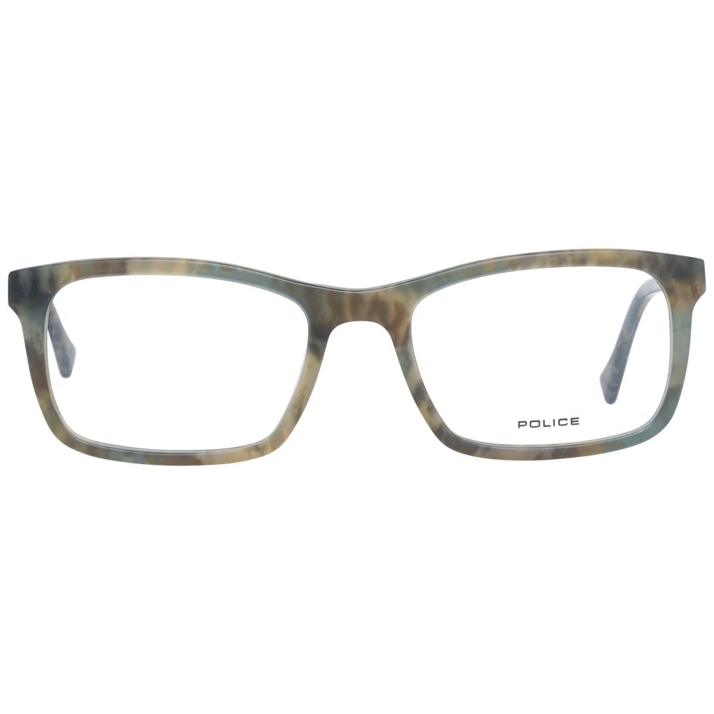 Green Men Glasses Frame Police