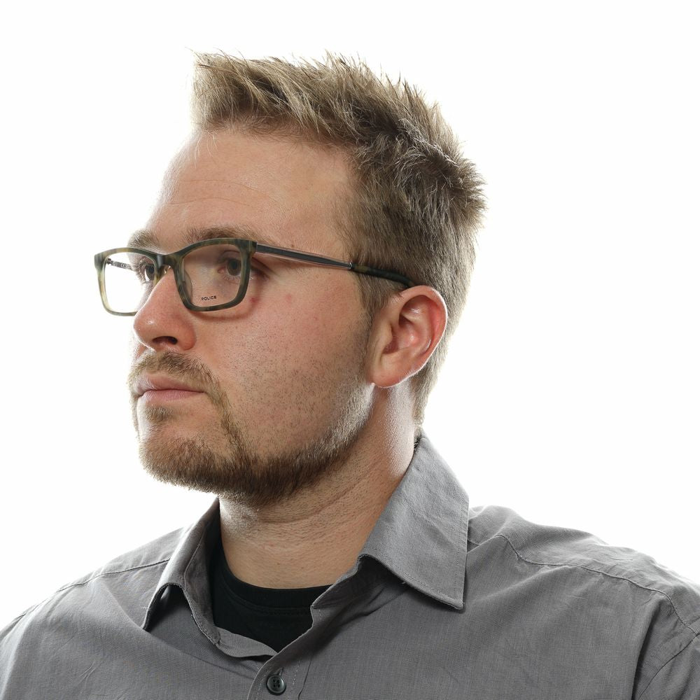 Green Men Glasses Frame Police