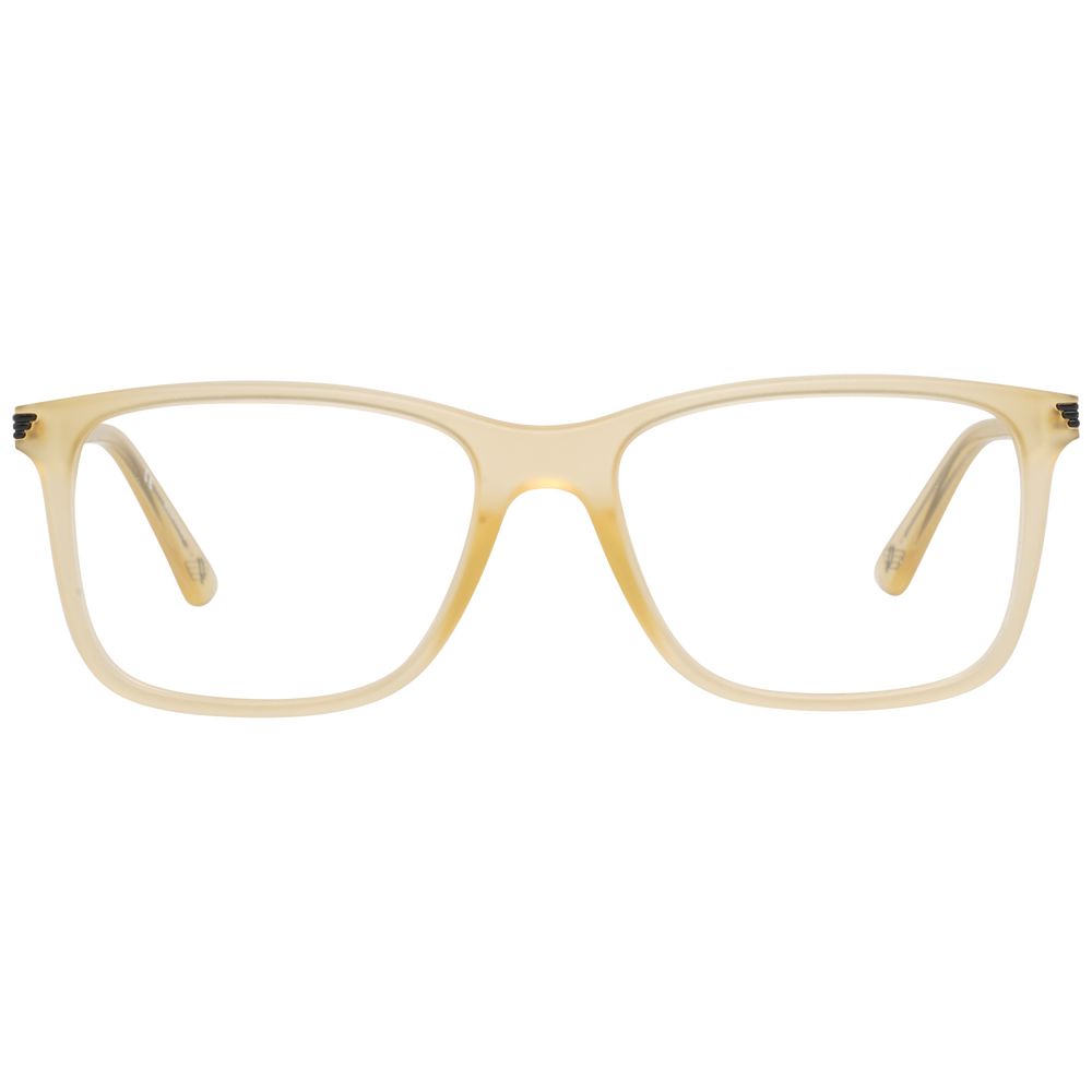 Yellow Men Glasses Frame Police