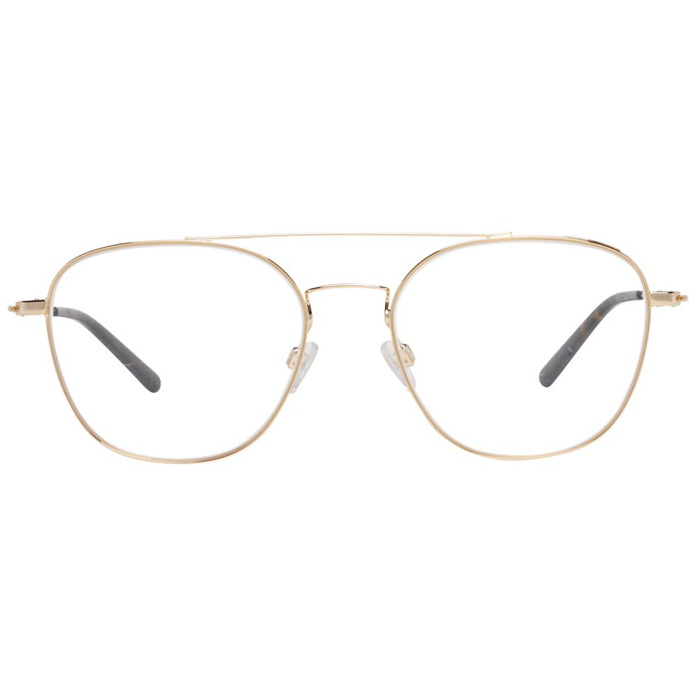 Gold Men Glasses Frame Bally