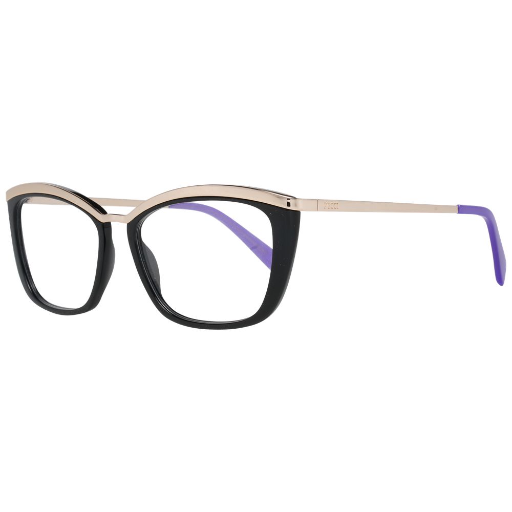 Black Women Glasses Frame Emilio Pucci