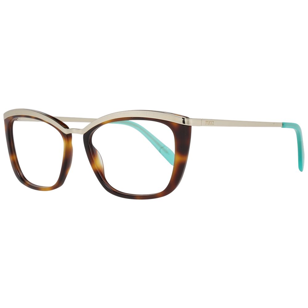Brown Women Glasses Frame Emilio Pucci