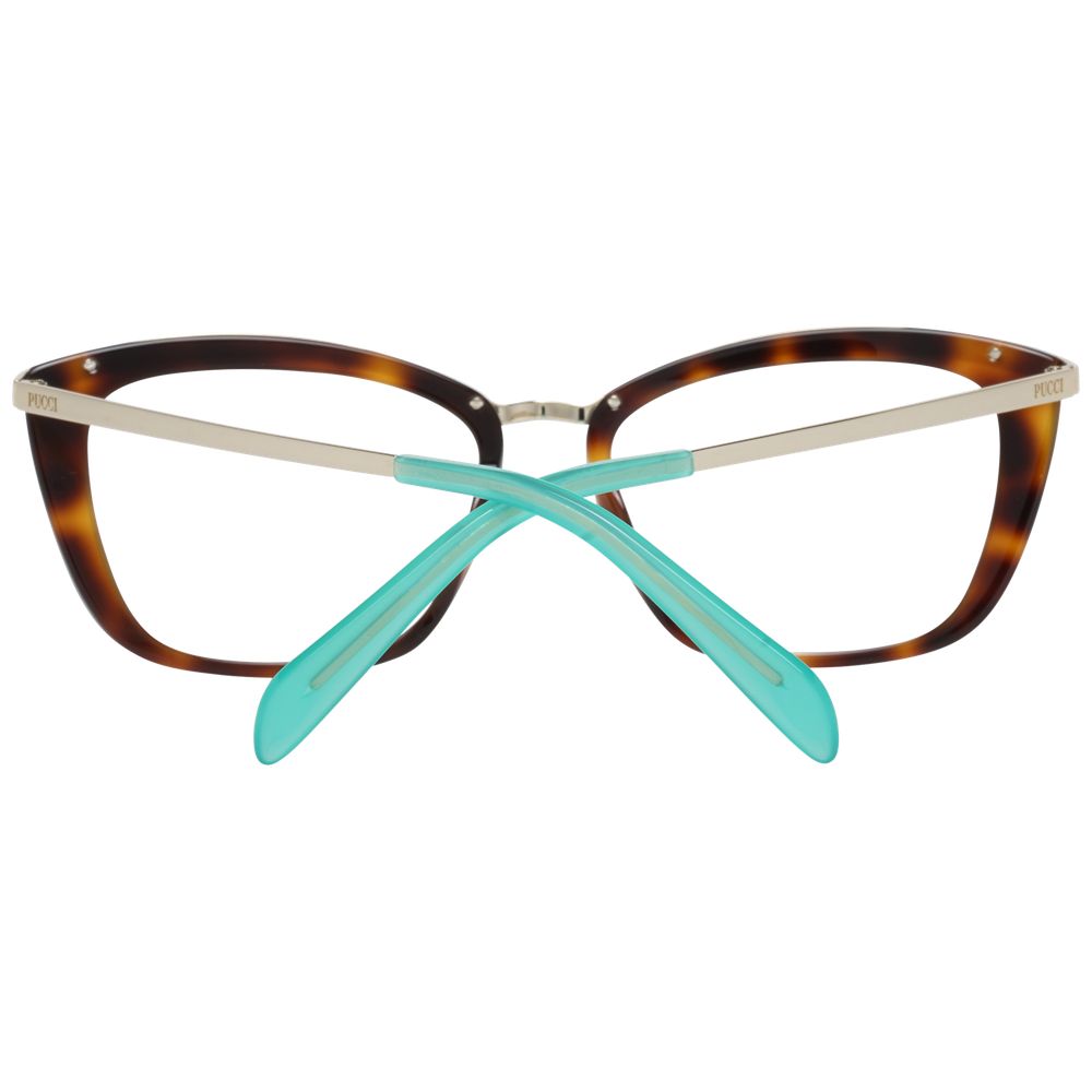 Brown Women Glasses Frame Emilio Pucci