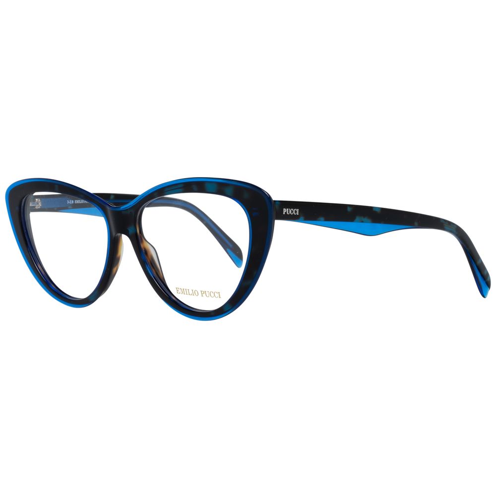 Blue Women Glasses Frame Emilio Pucci