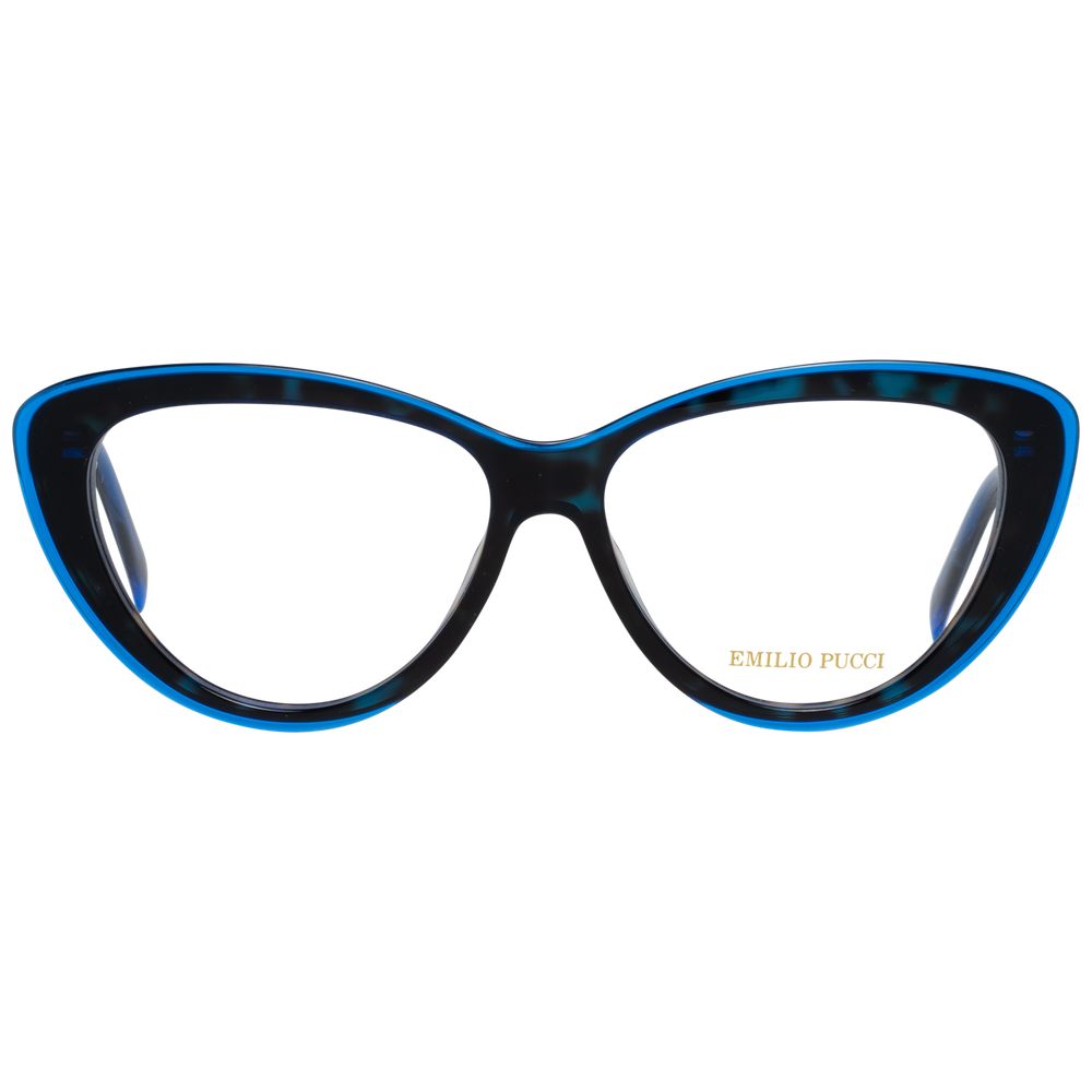 Blue Women Glasses Frame Emilio Pucci