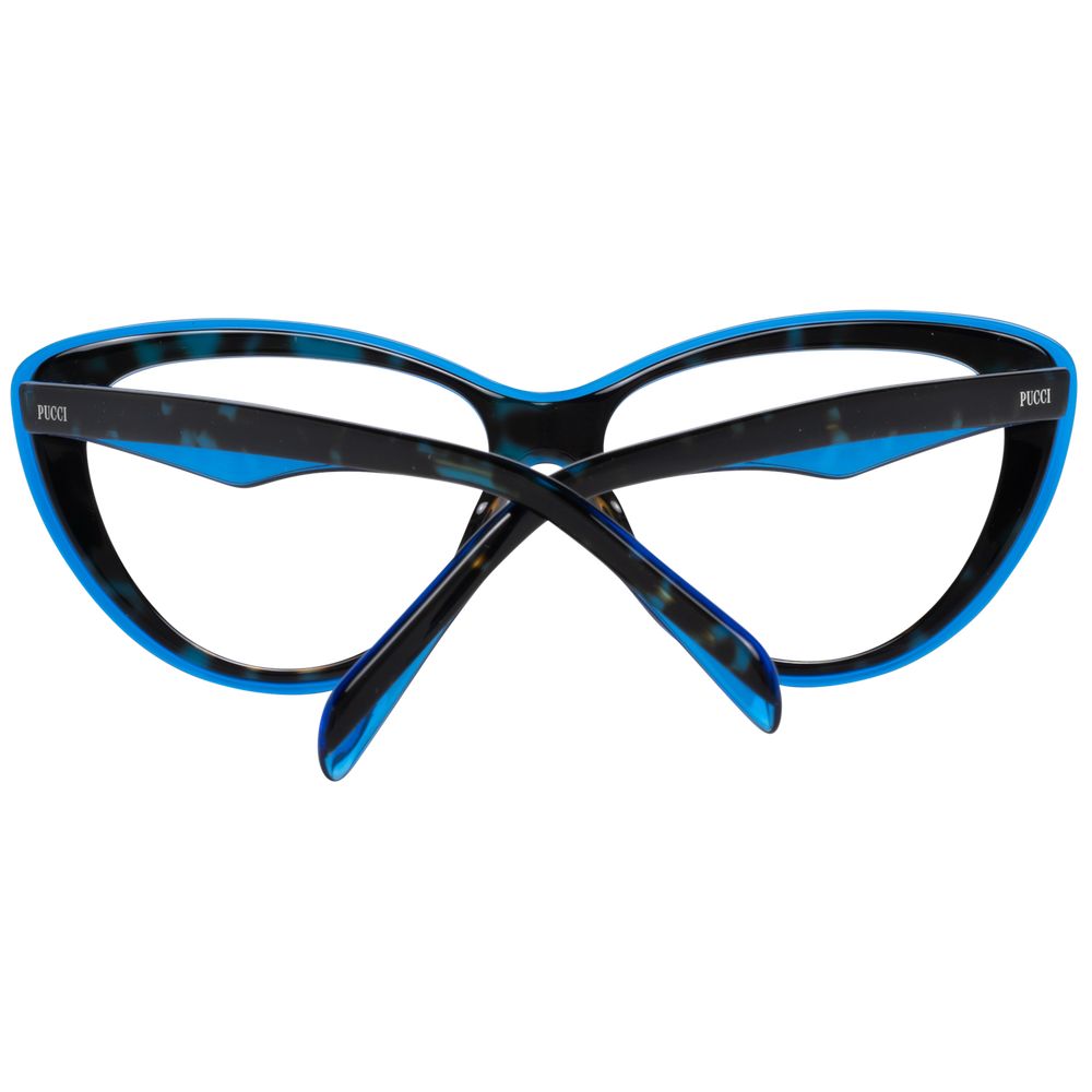 Blue Women Glasses Frame Emilio Pucci