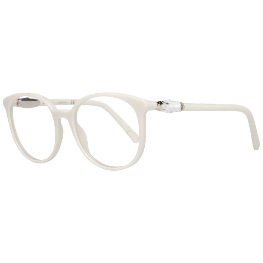 White Women Glasses Frame Swarovski