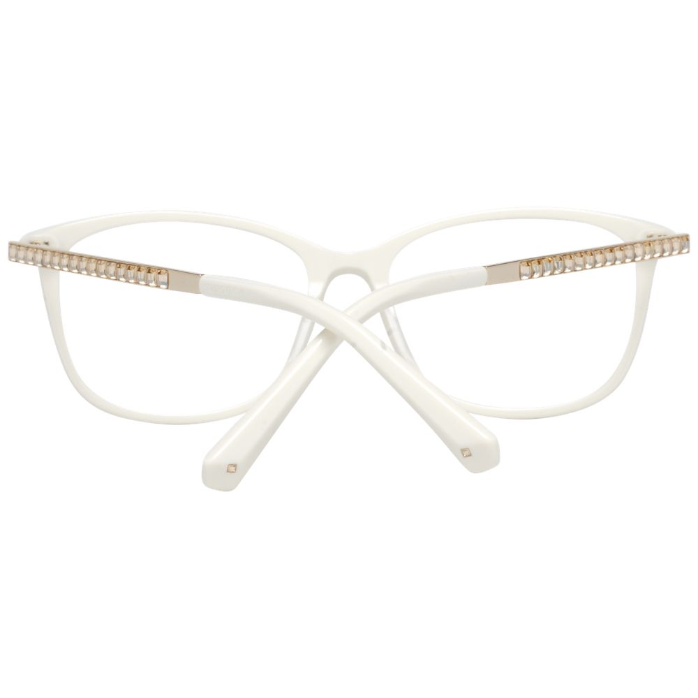White Women Glasses Frame Swarovski