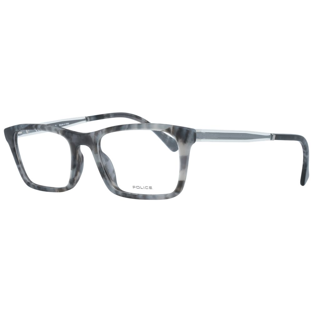 Gray Men Glasses Frame Police