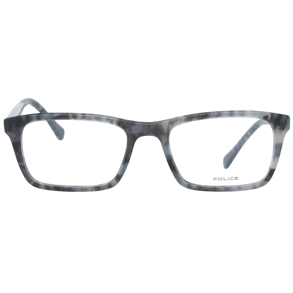 Gray Men Glasses Frame Police