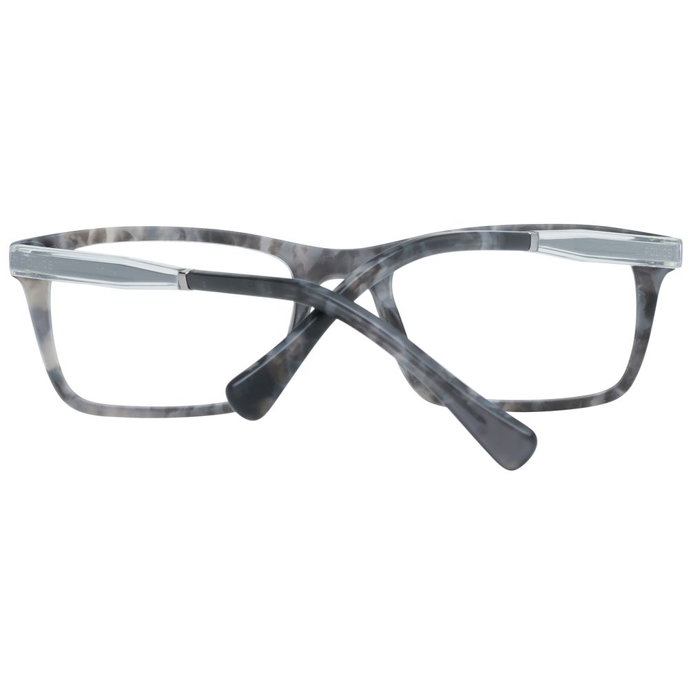 Gray Men Glasses Frame Police