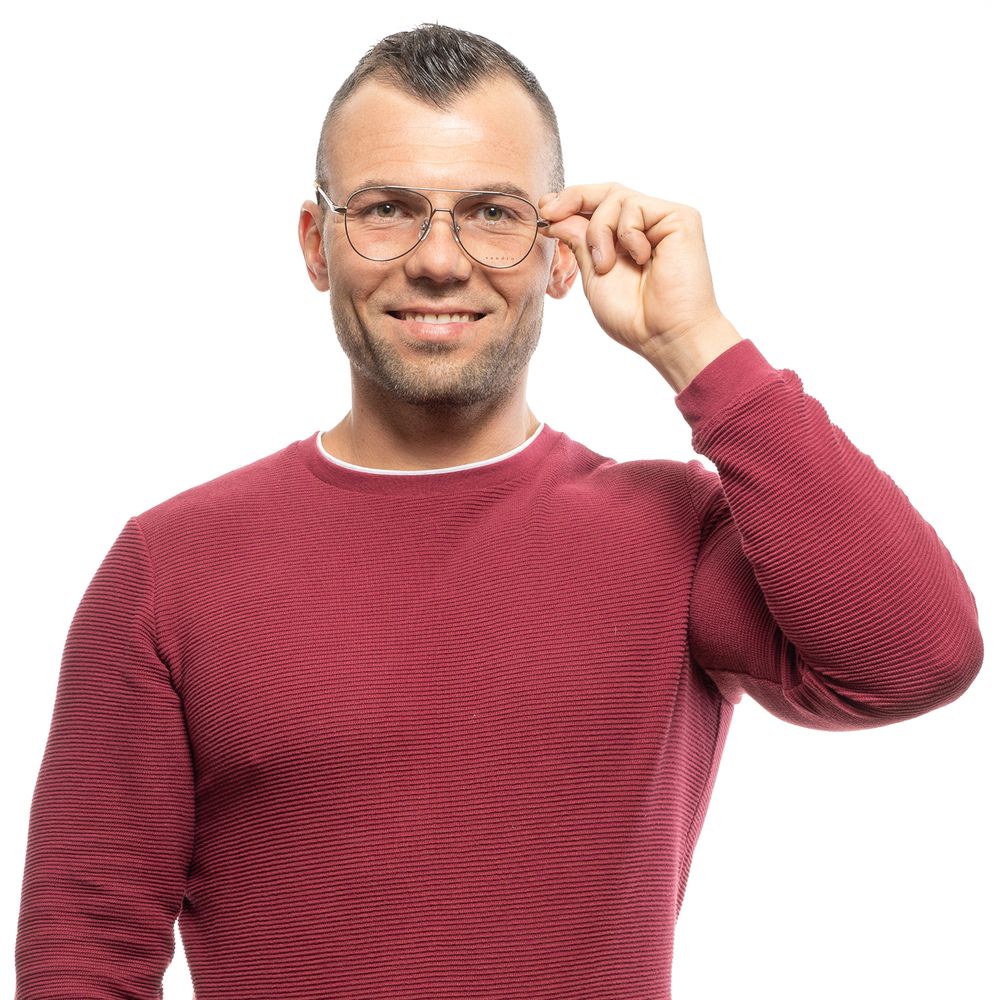 Gray Men Glasses Frame Sandro
