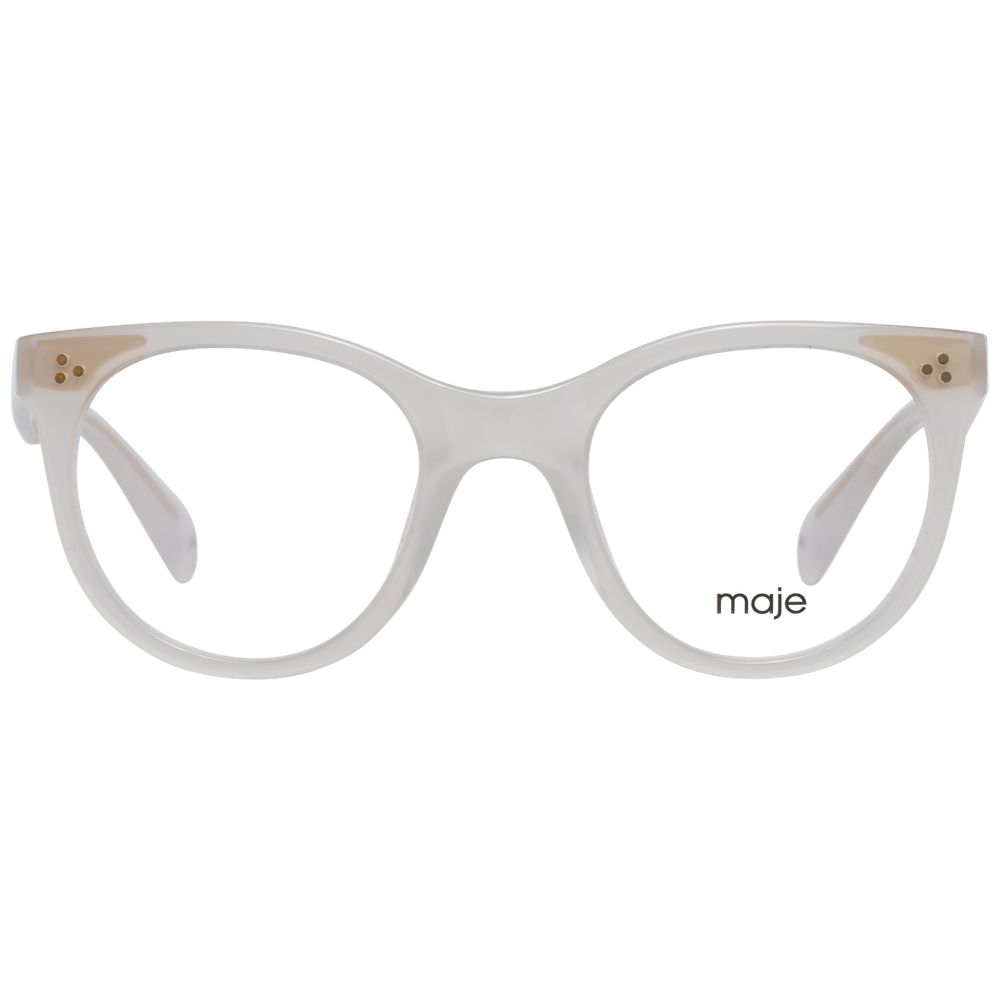 White Women Glasses Frame Maje
