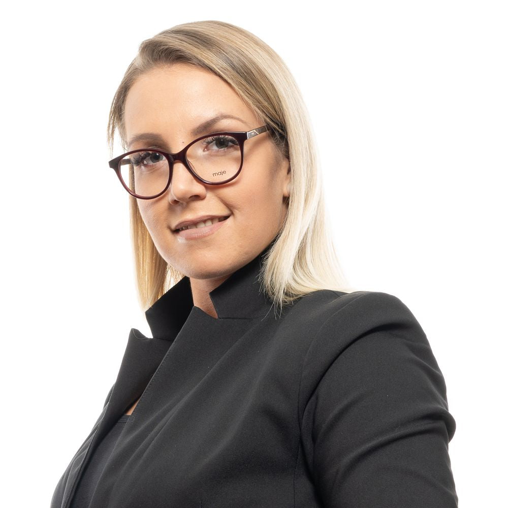 Burgundy Women Glasses Frame Maje