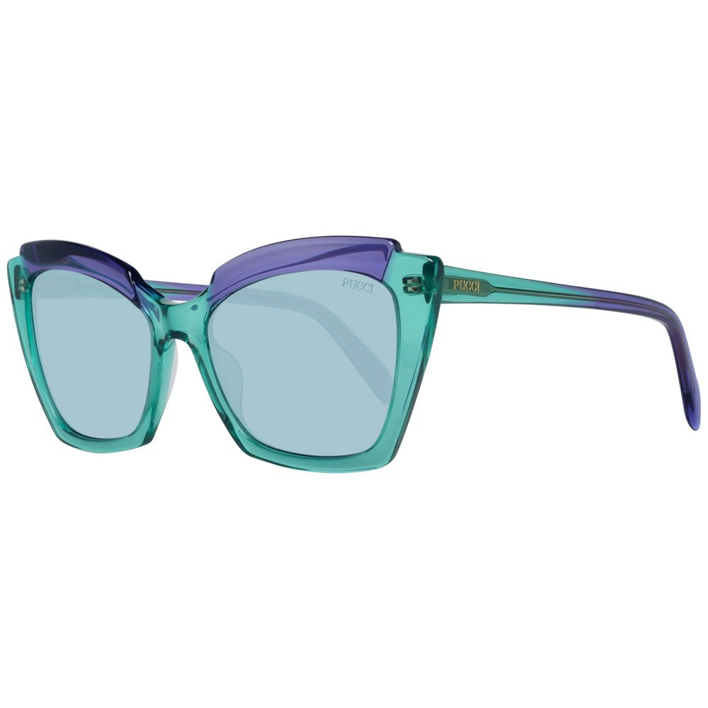 Green Women Sunglass Emilio Pucci