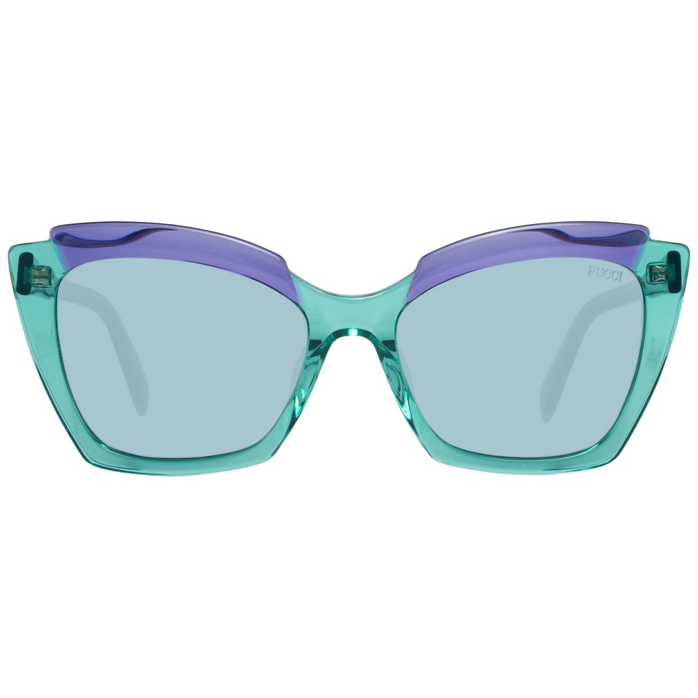 Green Women Sunglass Emilio Pucci