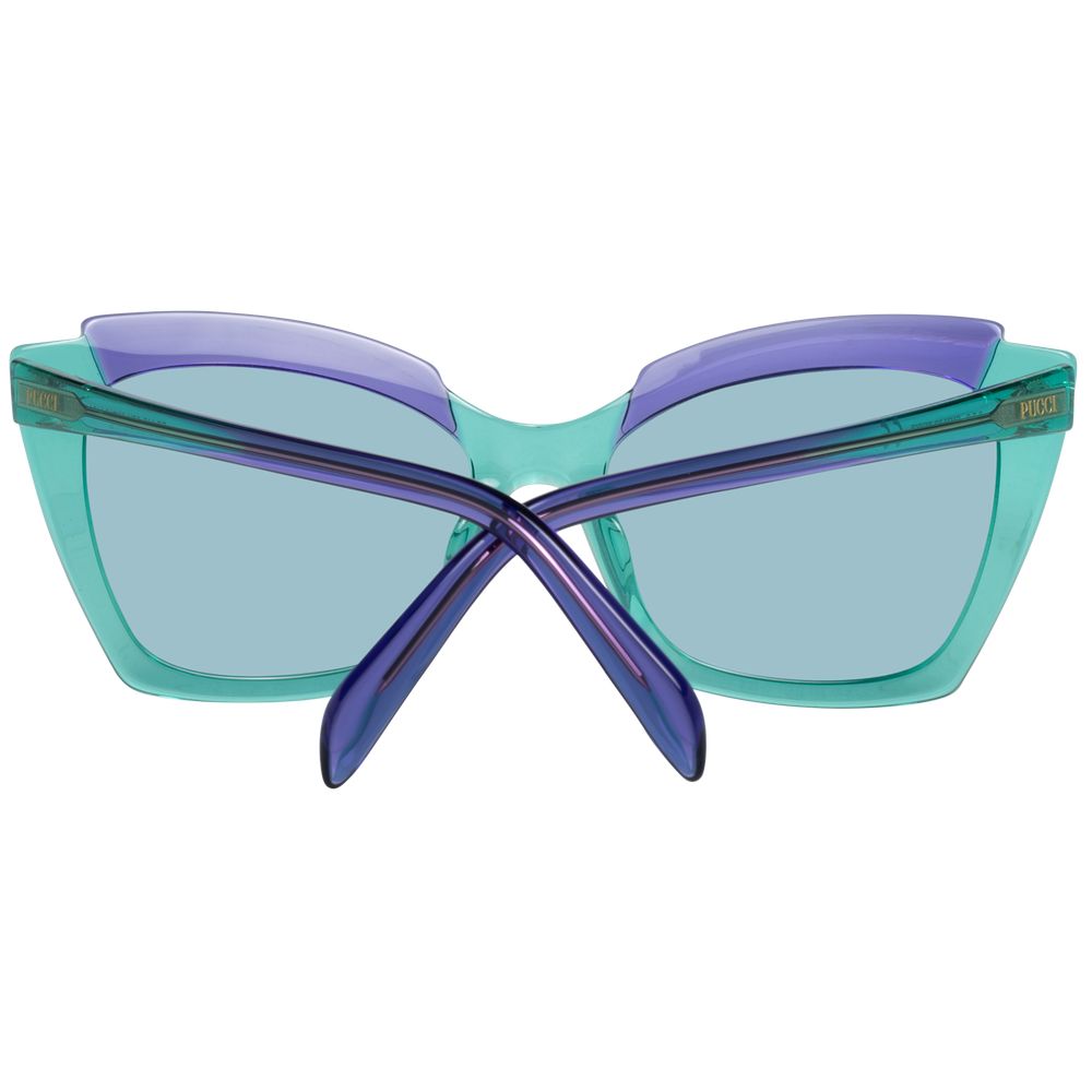 Green Women Sunglass Emilio Pucci