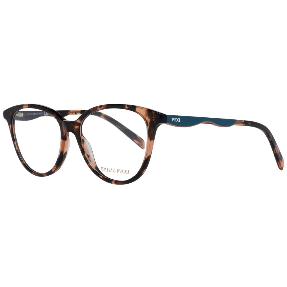 Brown Women Glasses Frame Emilio Pucci