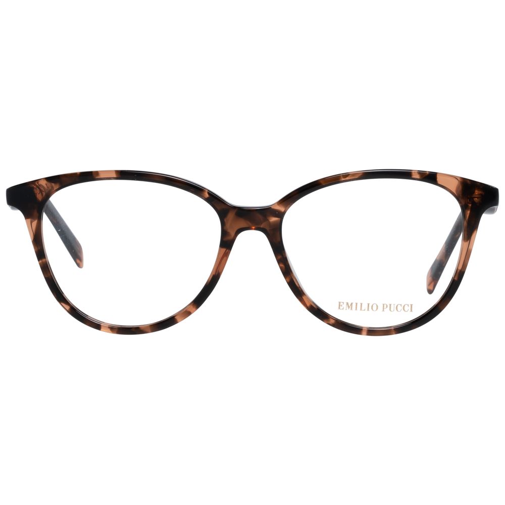 Brown Women Glasses Frame Emilio Pucci