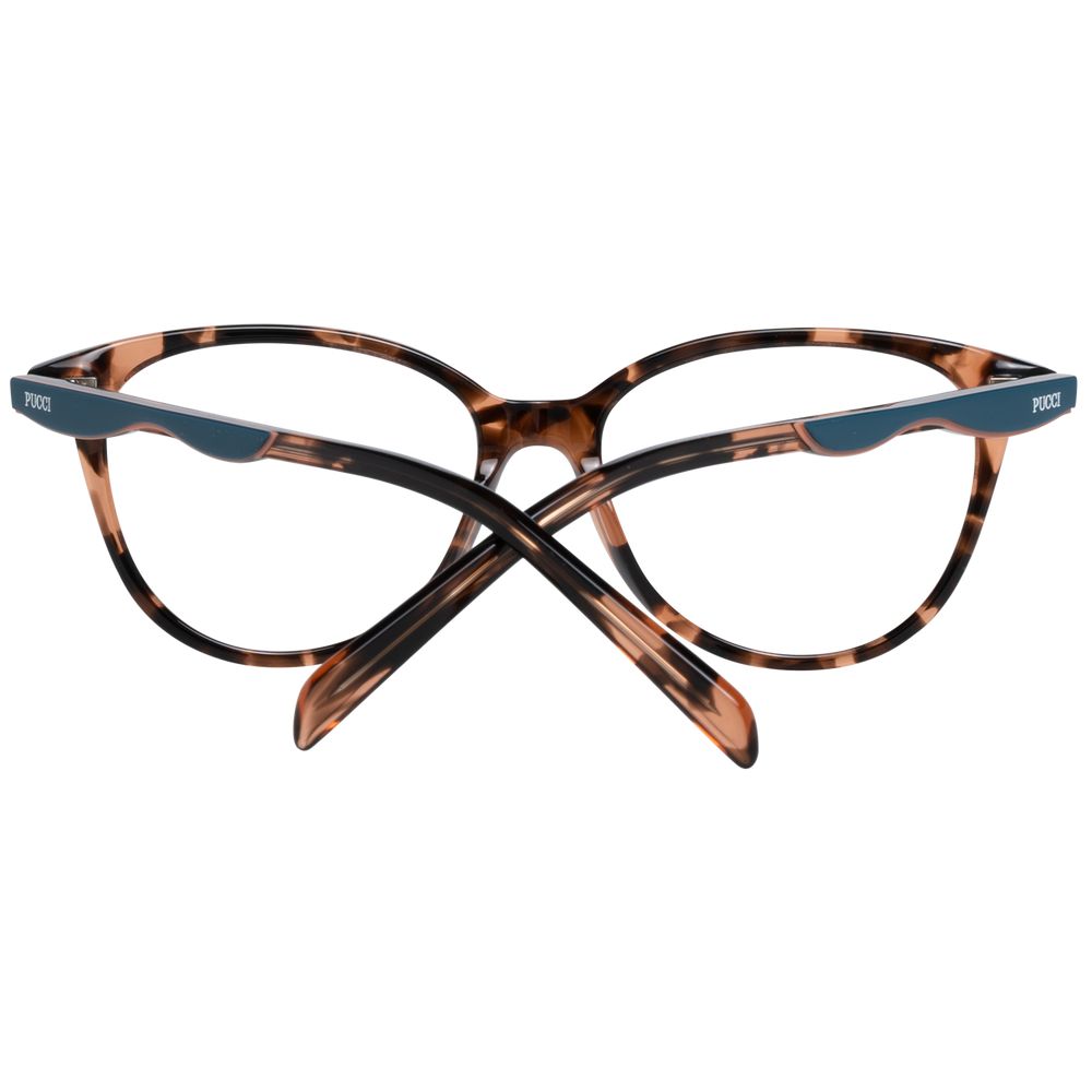 Brown Women Glasses Frame Emilio Pucci